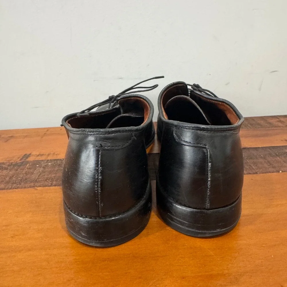 Allen Edmonds Mens 10.5 Park Avenue Black Leather Cap Toe Oxford Dress Shoes USA